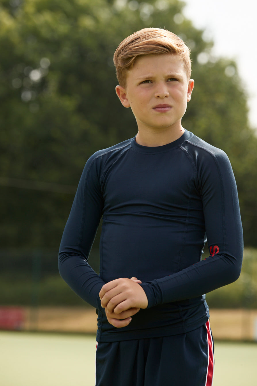 i-sports Kids Base Layer Top Unisex Compression Shirts