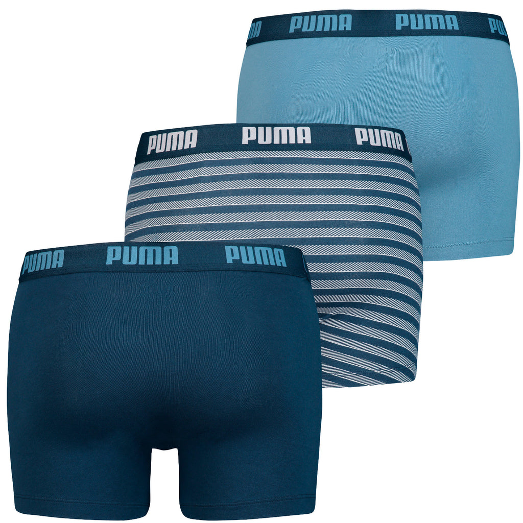 PUMA Mens Stripe Boxers (Pack of 3)