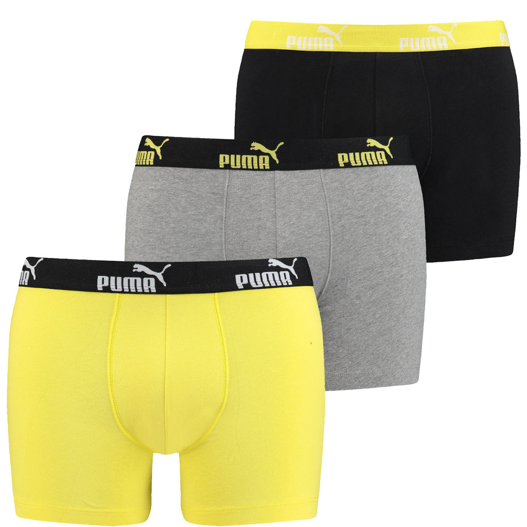 PUMA Mens Solid Boxers (Pack of 3)